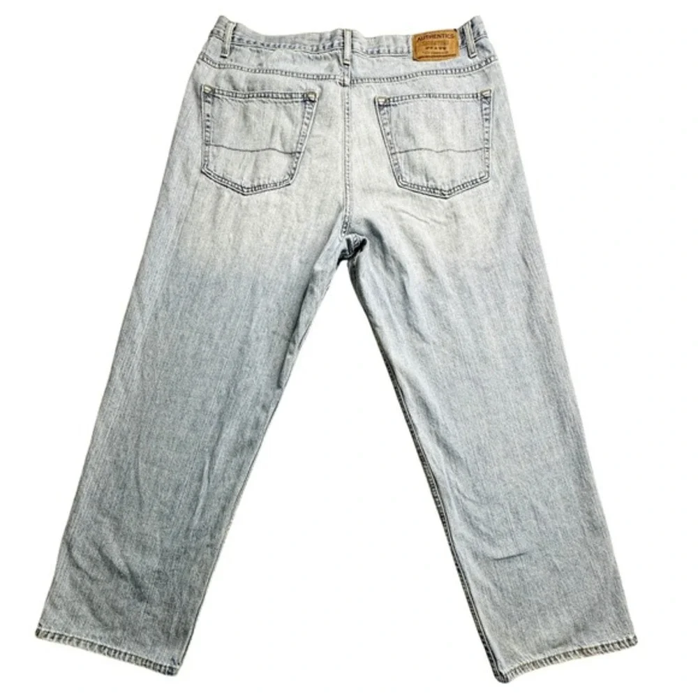 VTG Levi Strauss Authentics Signature Jeans Mens 40x30‎ Light Wash Relaxed Denim